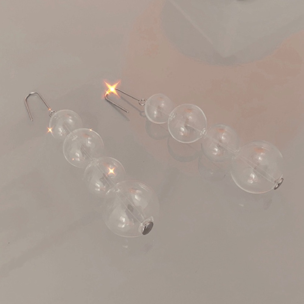 COS Clear Bubble Earrings